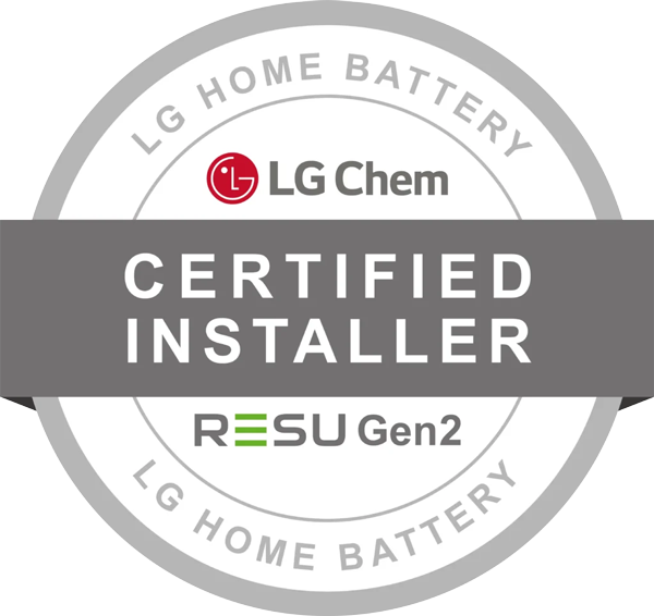 LG home battery certified installer logo