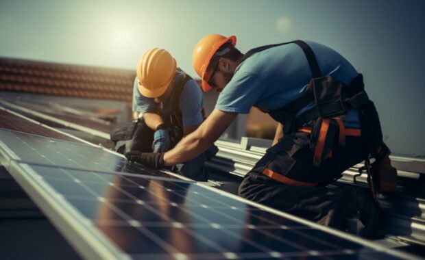 MD solar work removing roof panels