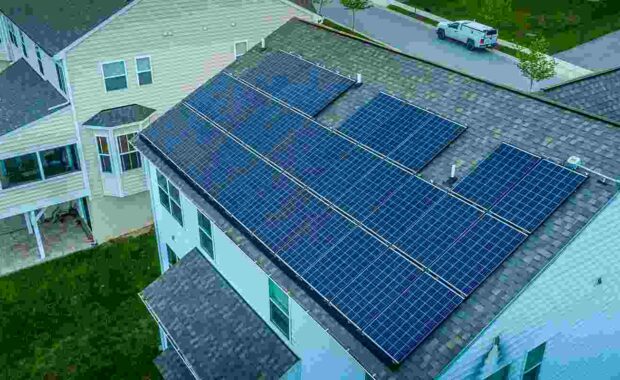 solar panels installed in a Allegany County Maryland home