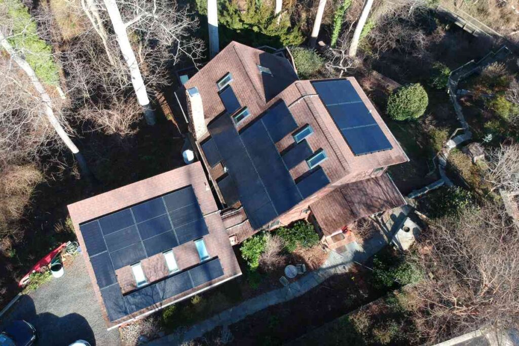 aerail maryland home solar installation