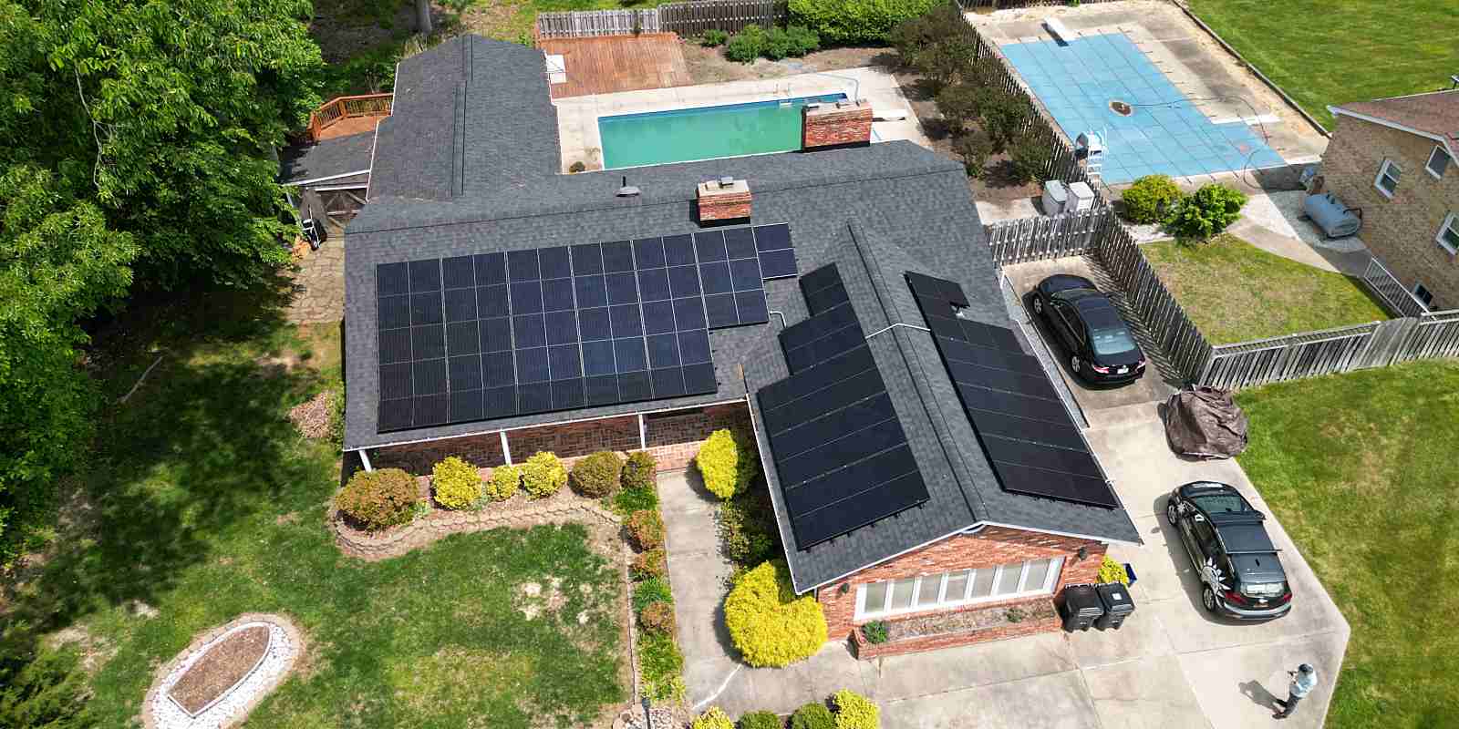 Northern VA home with solar from solar incentives