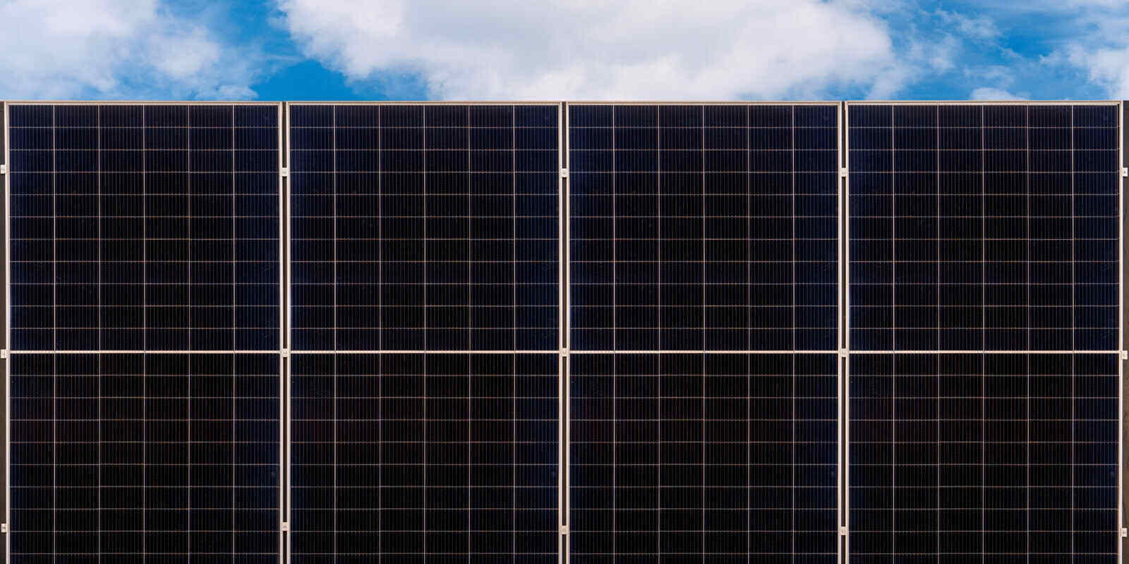 black coloured bifacial Maryland solar panels background