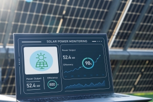 Solar Energy Monitoring System with Real Time Data Tracking