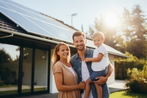 Family Happy with State Incentives on Solar Panels in Maryland