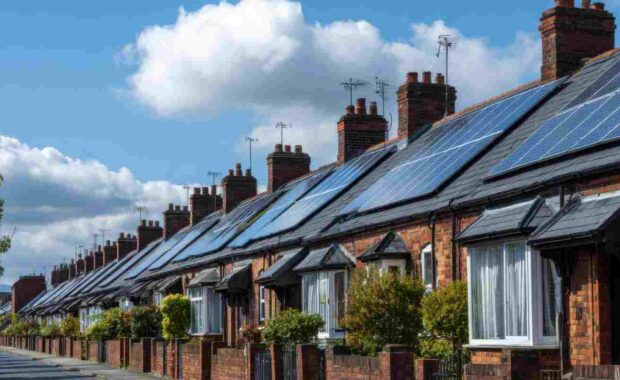 Solar Panels Installed on Townhomes in Maryland